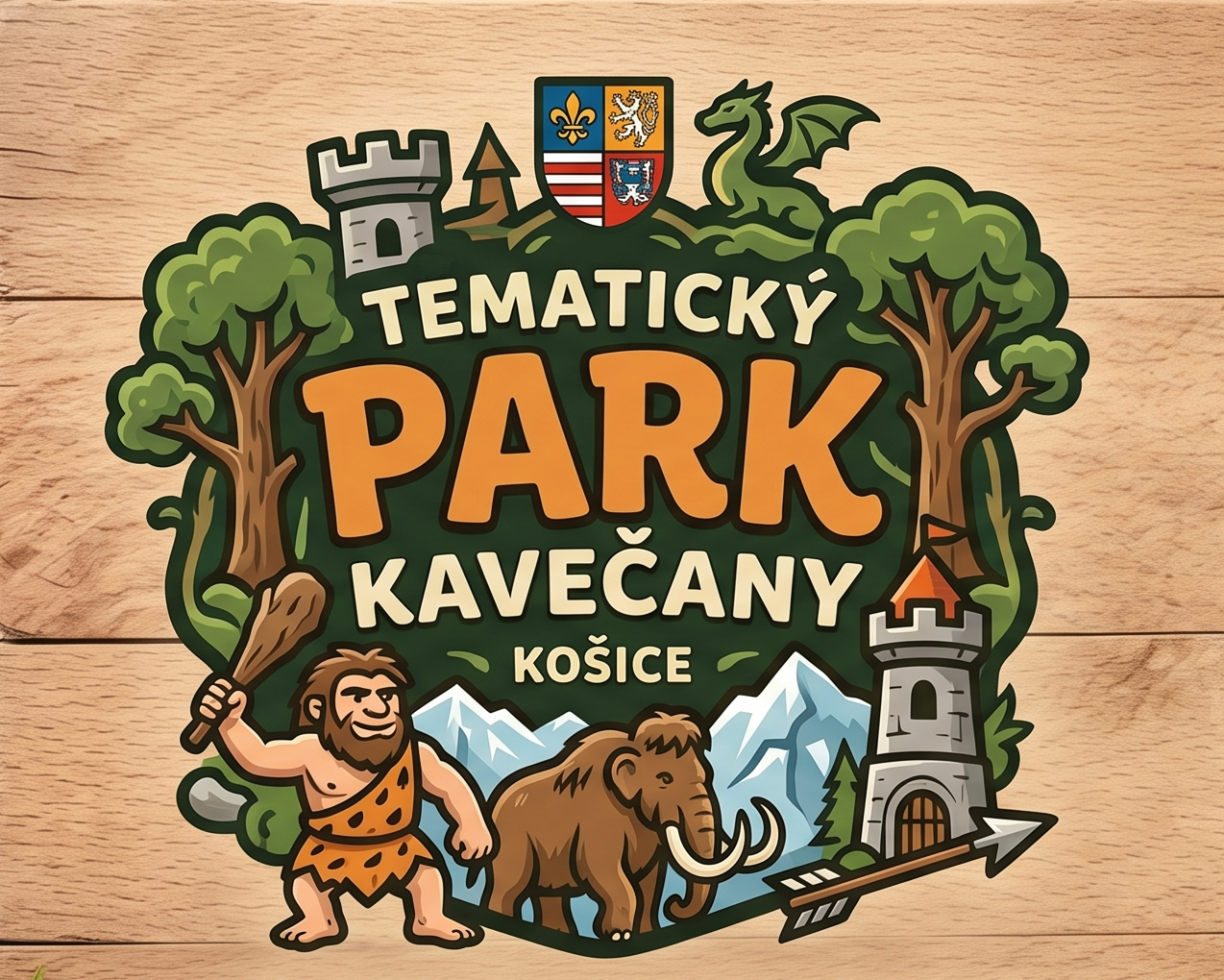 Logo Tematický park Kavečany